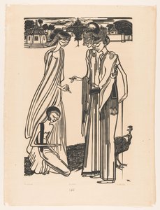 Das Almosen von Johannes Frederik Engelbert ten Klooster (signed by artist)