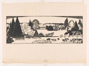 Landschaft in Süd Limburg (Vroenhof) von Johannes Frederik Engelbert ten Klooster (signed by artist)