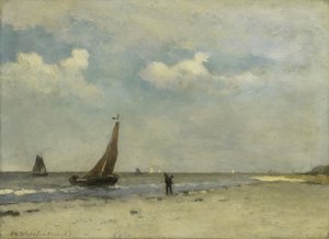 Strandszene von Johannes Hendrik Weissenbruch