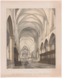 Innenraum der Grote Kerk in Dordrecht