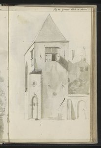 Stadtansicht bei der Grote Kerk in Hoorn von Johannes Huibert Prins