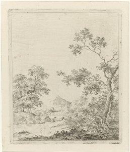 Landschaft mit Fischer