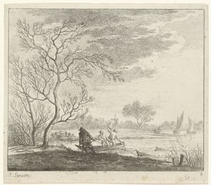 Landschaft mit Fischern