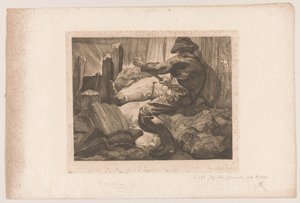 Arbeiter beim Schaufeln von Johannes Josephus Aarts
