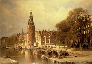 Ansicht des Kalkmarktes, Amsterdam