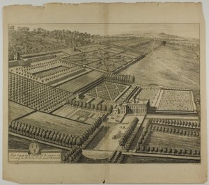 Fair Lawn in der Grafschaft Kent, Tafel 49 aus Britannia Illustrata von Johannes Kip