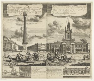 Verwendung der Schlauchfeuerspritzen in London, ca. 1690-1700
