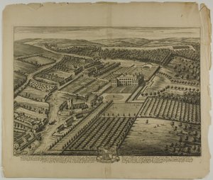 Londesburgh, Tafel 31 aus Britannia Illustrata von Johannes Kip