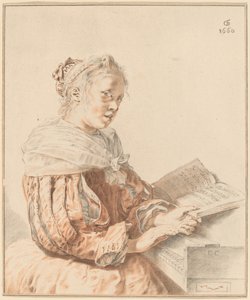 Junges Mädchen am Klavier, 1767