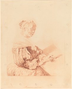 Junges Mädchen am Keyboard, 1767