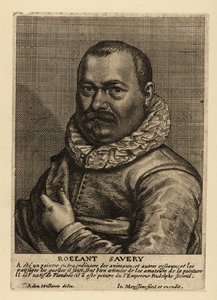 Porträt von Roelant Savery, in Flandern geborener niederländischer Maler des Goldenen Zeitalters