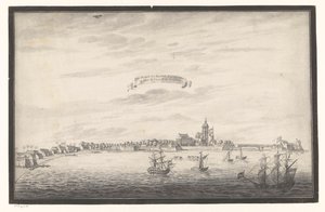 Ansicht von Colombo (Die Stadt und Festung von Colombo auf der Insel Ceylon) von Johannes Rach (possibly)