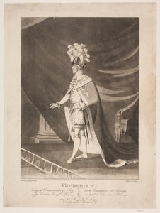 Frederik VI in Ordenskleidung