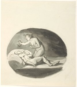 Psyche und der schlafende Amor