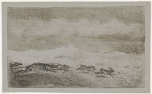 Hasenjagd von Johannes Tavenraat