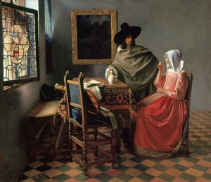 Das Weinglas von Johannes Vermeer