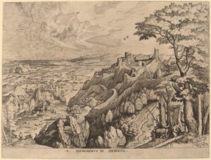 S. Hieronymus in der Wüste