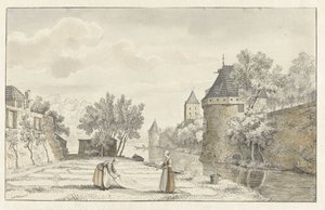 Ansicht des Plompeturms in Utrecht