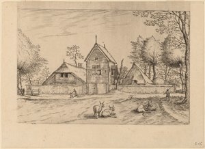 Bauernhof von Johannes van Doetechum, the Elder and Lucas