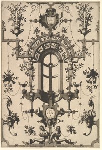 Moderne Groteske mit Bandelwerk, 1554