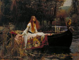 Schuttingposter Odysseus En De Sirenen - Schilderij Van John William Waterhouse Zwart Wit 200x100 Cm Tuindoek