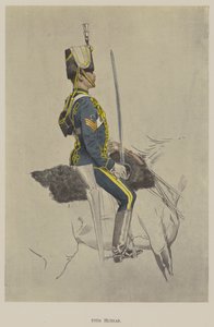19. Husar (Farblithografie)