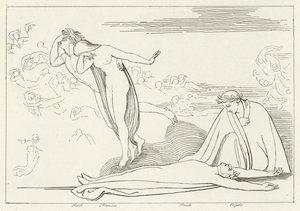 Die bestraften Liebenden, Inferno, Gesang 5 von John (after) Flaxman