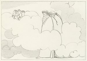 Die Region des Rauchs, Fegefeuer, Gesang 16 (Gravur) von John (after) Flaxman