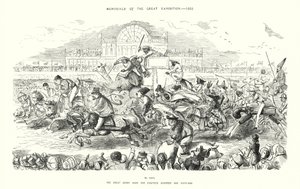 Denkmäler der Großen Ausstellung 1851, Das Große Derby-Rennen von 1851 (Gravur) von John (after) Leech