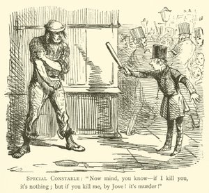 Polizist von John (after) Leech
