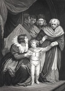 Elizabeth Woodville übergibt ihren Sohn