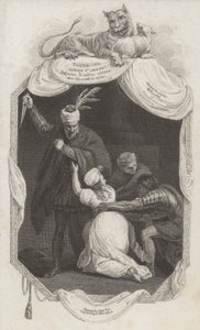 Szene aus Tamerlane von Nicholas Rowe (Gravur) von John (after) Opie