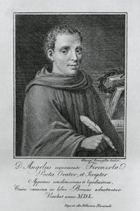 Porträt von Agnolo Firenzuola (1493-1543), italienischer Schriftsteller und Humanist, Gravur von Giuseppe Benaglia (ca. 1796-ca. 1830)