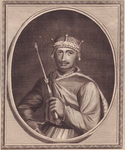 Porträt von Wilhelm II. von England (1056-1100), auch bekannt als Rufus, Kupferstich von John Goldar (1729-1795) von Walter Charles Mills