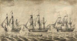 Drei Schiffe der Hudson