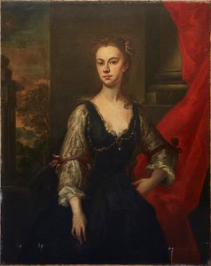 Porträt, angeblich Elizabeth, Gräfin von Pembroke (1674-1739) von John (studio of) Vanderbank