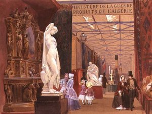 Teil des französischen Hofes, die Große Ausstellung von John Absolon