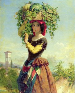 Ein italienischer Obstverkäufer