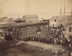 Nationaler Kongregationsrat am Plymouth Rock, 22. Juni 1865 von John Adams Whipple
