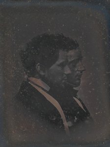 Selbstporträt mit dem Bruder des Künstlers, 1840er