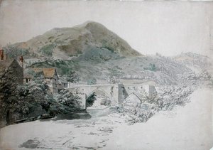 Brücke, Llangollen von John Alexander Gresse