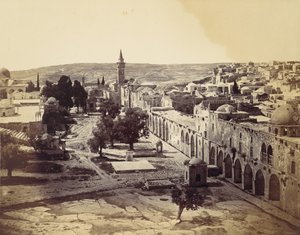 Jerusalem, Hof der Omar-Moschee von John Anthony