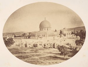 Jerusalem, Ort des Tempels auf dem Berg Moriah, 1857