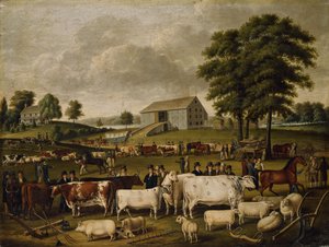 Ein Jahrmarkt in Pennsylvania, 1824 von John Archibald Woodside