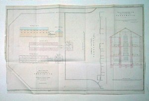Reihe von Einzelzellen errichtet in der Female Factory in Parramatta, New South Wales