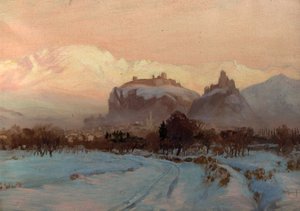 Eine Winterszene von John Arthur Black