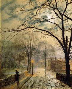 Ein Spaziergang im Mondschein, Bonchurch, Isle of Wight, 1878