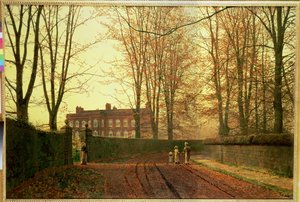 In die Kirche gehen, 1880 von John Atkinson Grimshaw