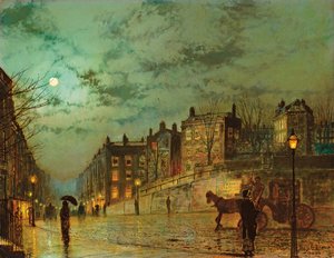 Hampstead Hill, Blick auf Heath Street, 1881