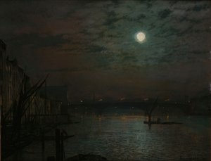 Southwark-Brücke im Mondlicht, 1882